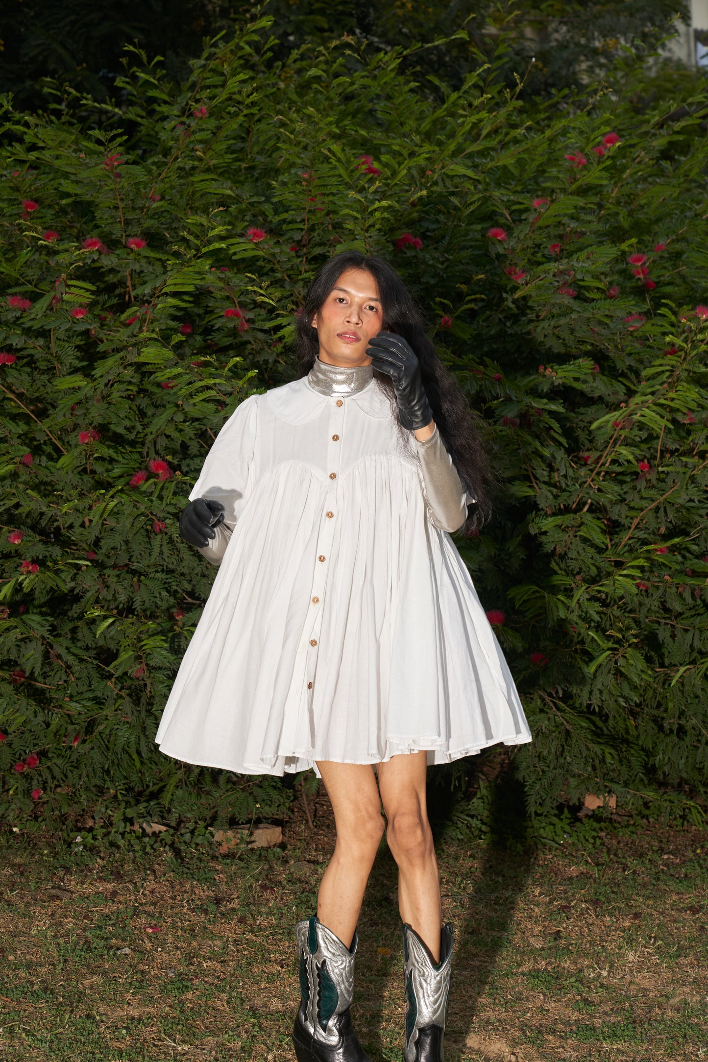 'I am Damn Fun' Dress (White)
