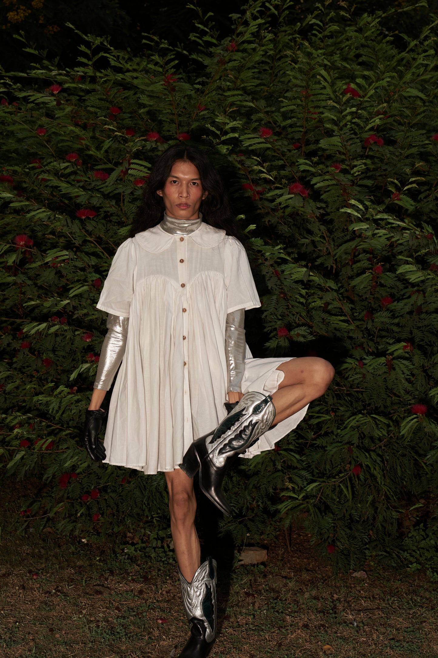 'I am Damn Fun' Dress (White)