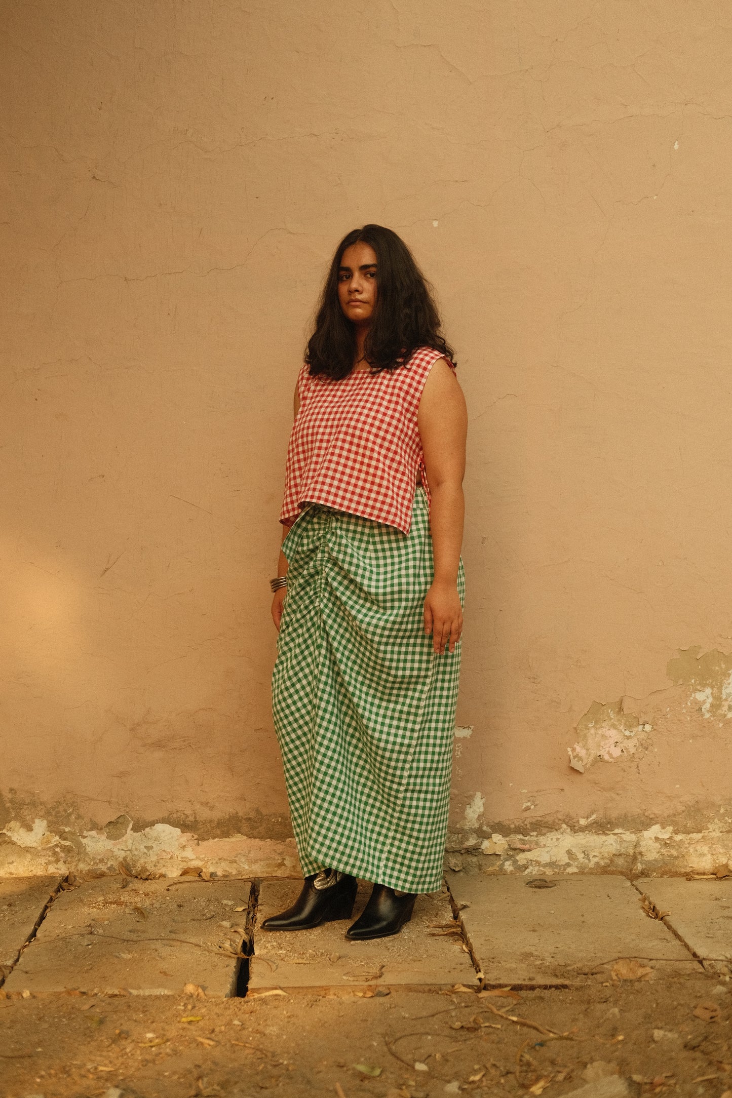 Napkin Much? Top (Red Gingham)