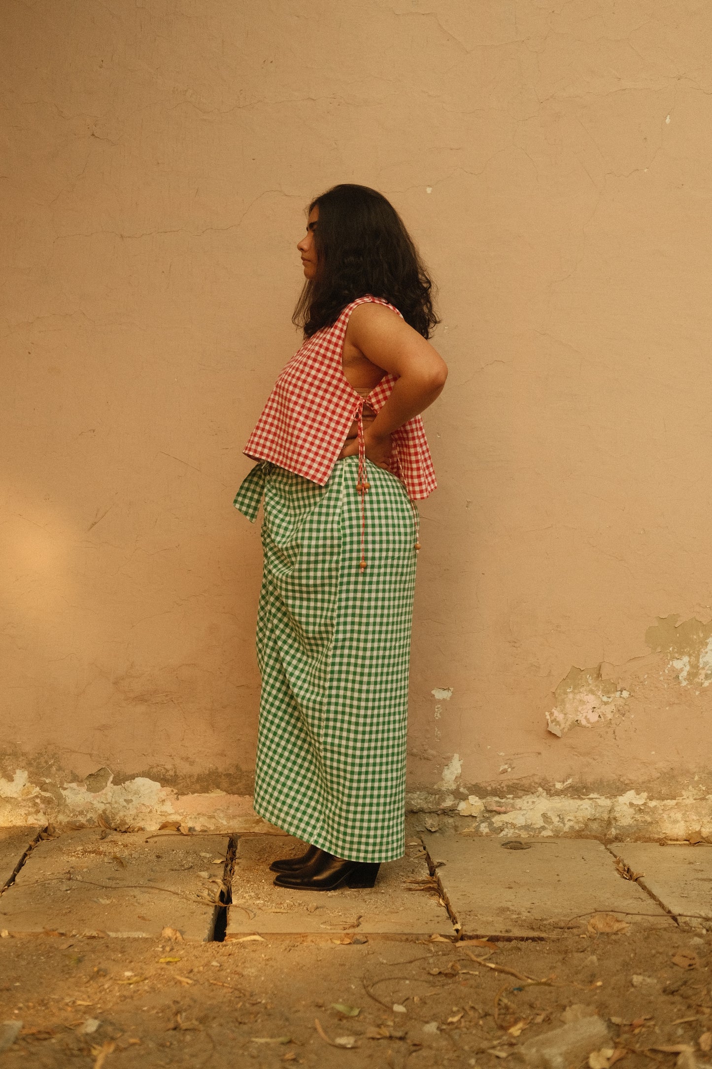 Napkin Much? Top (Red Gingham)