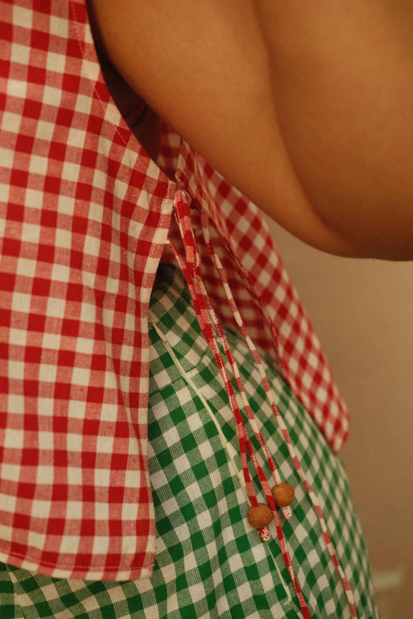 Napkin Much? Top (Red Gingham)