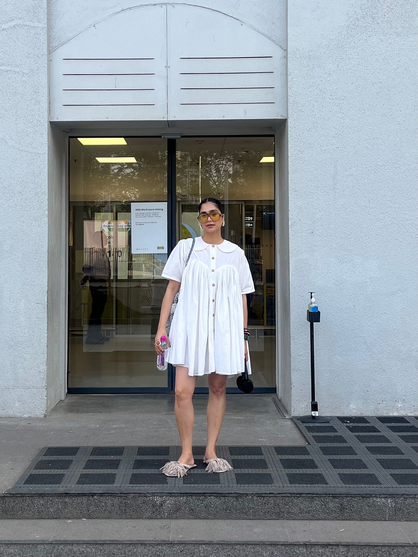 'I am Damn Fun' Dress (White)